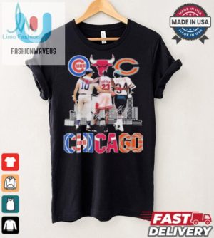 Official Chicago Cubs Ron Santo Chicago Bulls Michael Jordan Chicago Bears Walter Payton T Shirt fashionwaveus 1 2