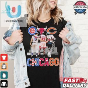 Official Chicago Cubs Ron Santo Chicago Bulls Michael Jordan Chicago Bears Walter Payton T Shirt fashionwaveus 1 4