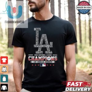 Los Angeles Dodgers La Champs National League Champions 2024 T Shirt fashionwaveus 1 3