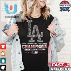 Los Angeles Dodgers La Champs National League Champions 2024 T Shirt fashionwaveus 1 4