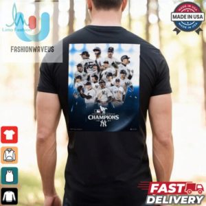 New York Yankees Mlb 2024 American League Champions Players Poster T Shirt fashionwaveus 1 1