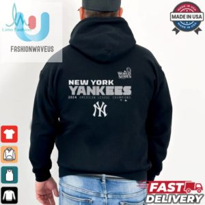 New York Yankees 2024 American League Champions Mlb World Series Custom T Shirt fashionwaveus 1 3