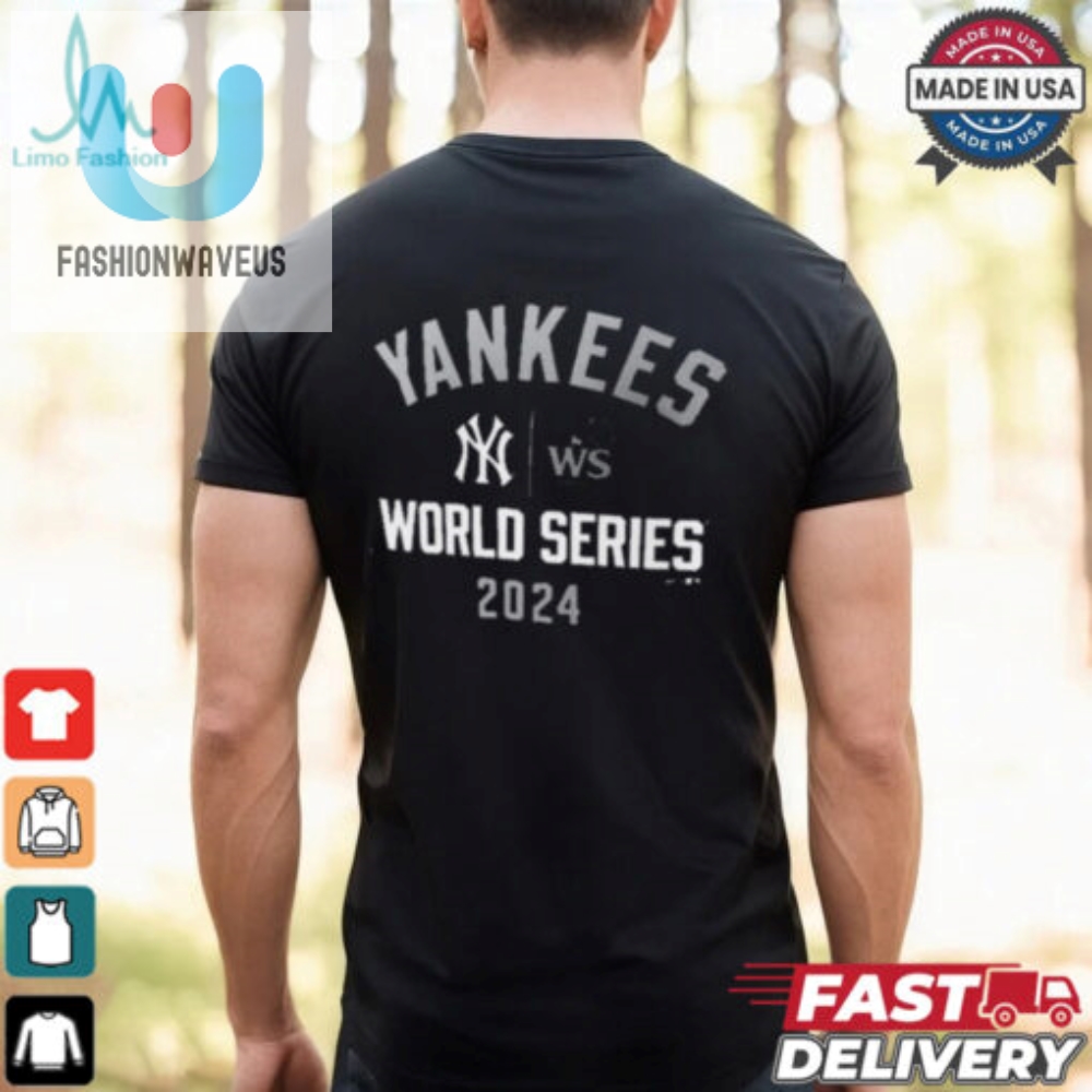 New York Yankees Mlb Ws 2024 World Series Arched Lockup T Shirt 