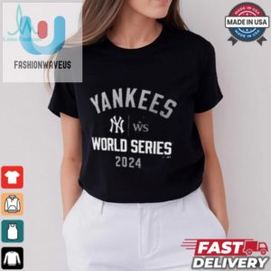 New York Yankees Mlb Ws 2024 World Series Arched Lockup T Shirt fashionwaveus 1 2