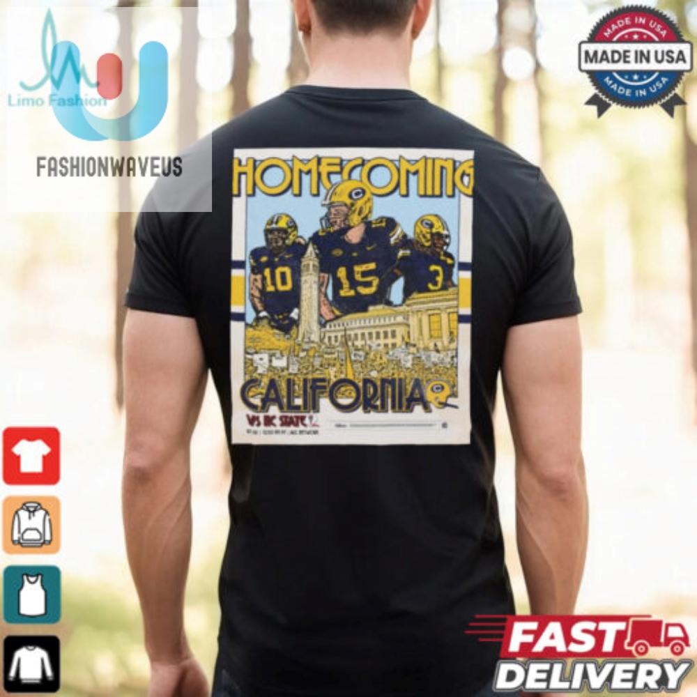 California Golden Bears Vs Nc State Wolfpack Homecoming 10.19.24 Poster T Shirt 