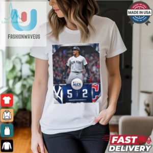 Final New York Yankees 5 2 Cleveland Guardians Yankees Win Series 4 1 Mlb 2024 Alcs Poster T Shirt fashionwaveus 1 3