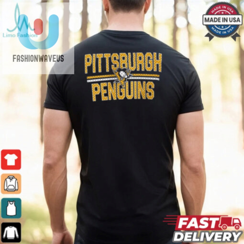 Pittsburgh Penguins Starter Mesh Look Team Name Logo Pullover Shirt 