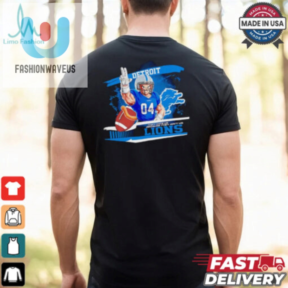 Vegeta X Ncaa Detroit Lions They Hate Us Because Aint Us 2024 Shirt 