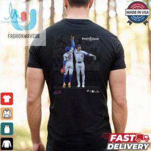 New York Mets Harrison Bader Francisco Lindor 2024 Mlb Postseason Moments T Shirt fashionwaveus 1 1