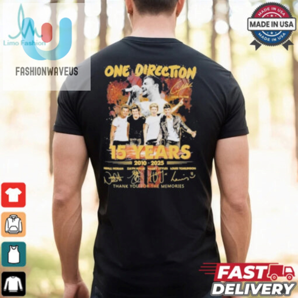 One Direction Liam Payne 15 Years 2010 2025 Thank You For The Memories T Shirt 