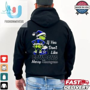 Grinch If You Dont Like Cowboys Merry Kiss My Ass Christmas Shirt fashionwaveus 1 3