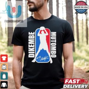 Nba Dikembe Mutombo No. 55 Signature Logo Shirt fashionwaveus 1 2