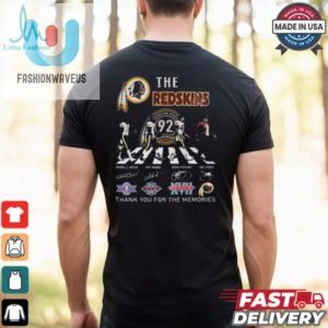 Washington Redskins 92Th Anniversary Thank You For The Memories Signatures Shirt fashionwaveus 1 1