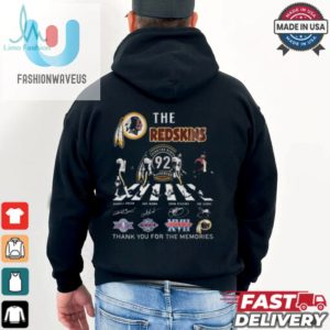 Washington Redskins 92Th Anniversary Thank You For The Memories Signatures Shirt fashionwaveus 1 3