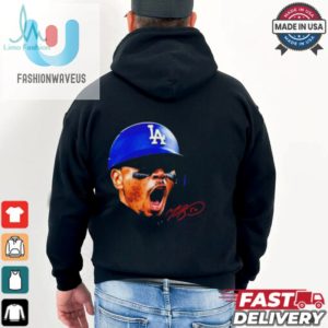 Mookie Betts Los Angeles Dodgers Big Head Signature Shirt fashionwaveus 1 2