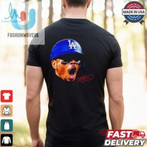 Mookie Betts Los Angeles Dodgers Big Head Signature Shirt fashionwaveus 1 3