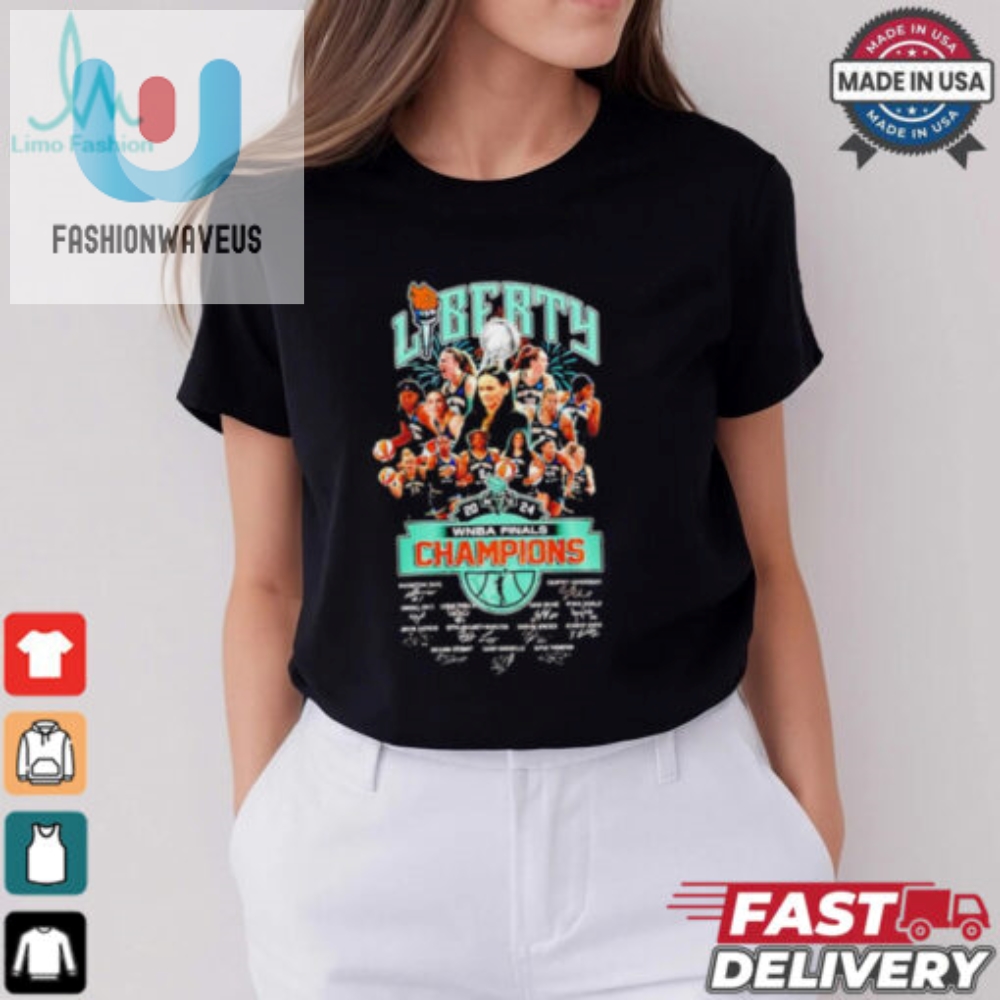 New York Liberty 2024 Wnba Finals Champions Signature Shirt 