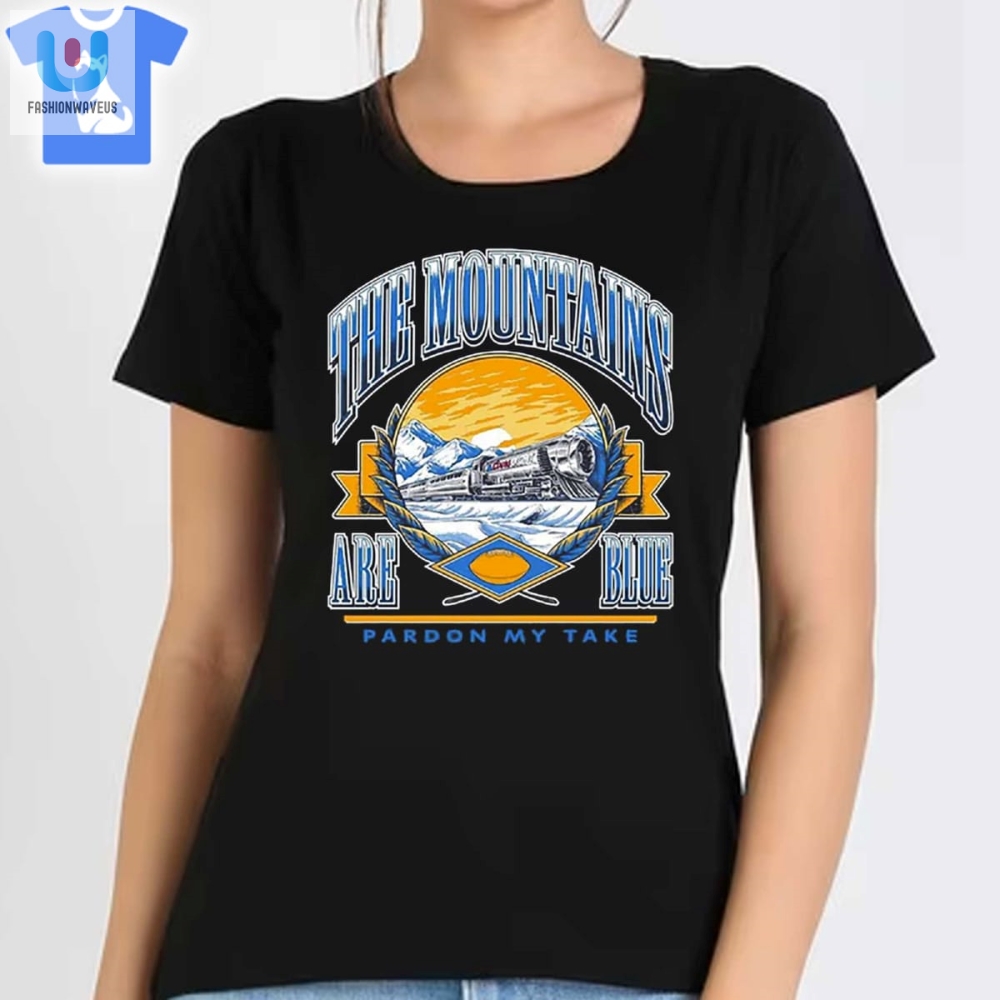 Coors X Pmt The Mountains Are Blue Train Shirt 