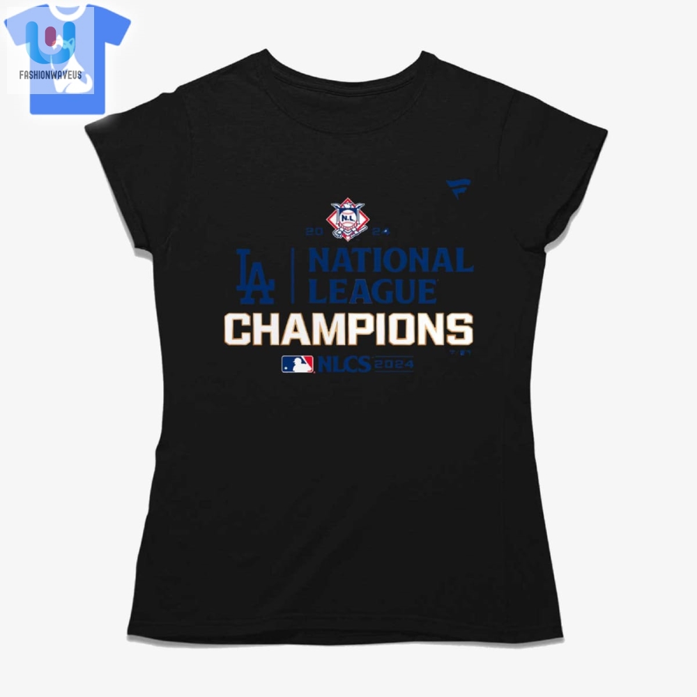 Los Angeles Dodgers Fanatics 2024 National League Champions Locker Room Tshirt 