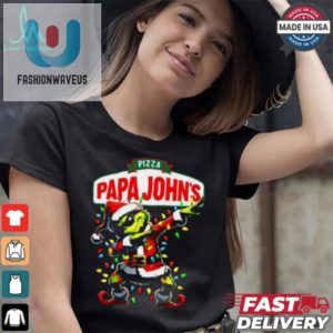 Santa Grinch Dadbing Papa Johns Pizza Christmas Shirt fashionwaveus 1 3