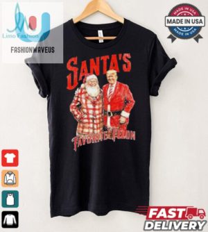 Santas Favorite Felon Trump Xmas Shirt fashionwaveus 1 2