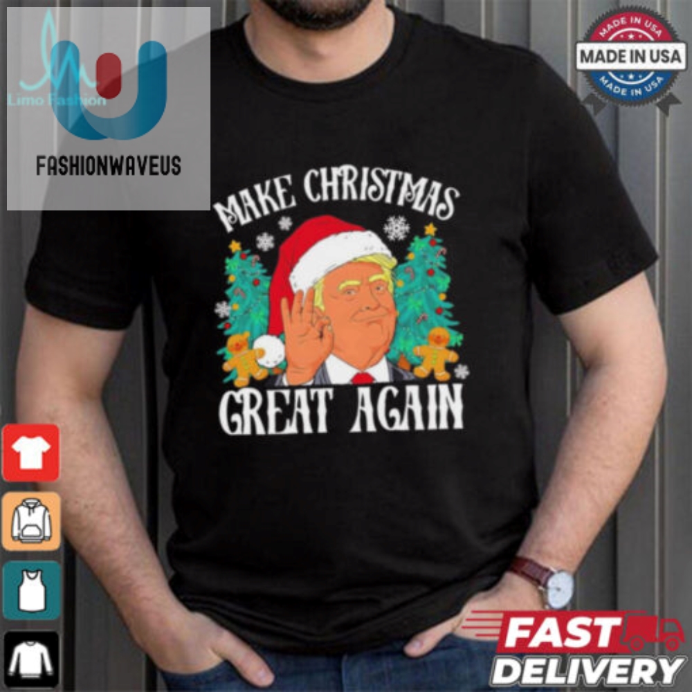 Santa Trump Christmas Make Christmas Great Again Shirt 