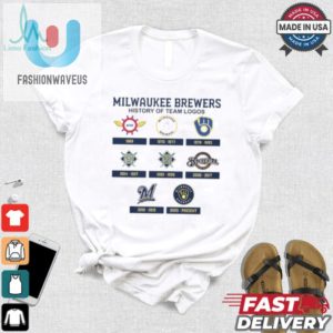 Milwaukee Brewers History Of Team Logos Shirt fashionwaveus 1 7