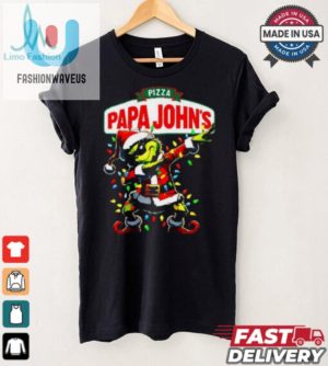 Santa Grinch Dadbing Papa Johns Pizza Christmas Shirt fashionwaveus 1 7