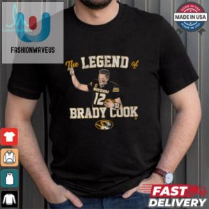 Mizzou Football The Legend Of Brady Cook T Shirt fashionwaveus 1 6