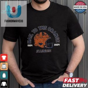 Illinois Fighting Illini Football Hail To The Orange The 100 Year Helmet 1924 2024 T Shirts fashionwaveus 1 6