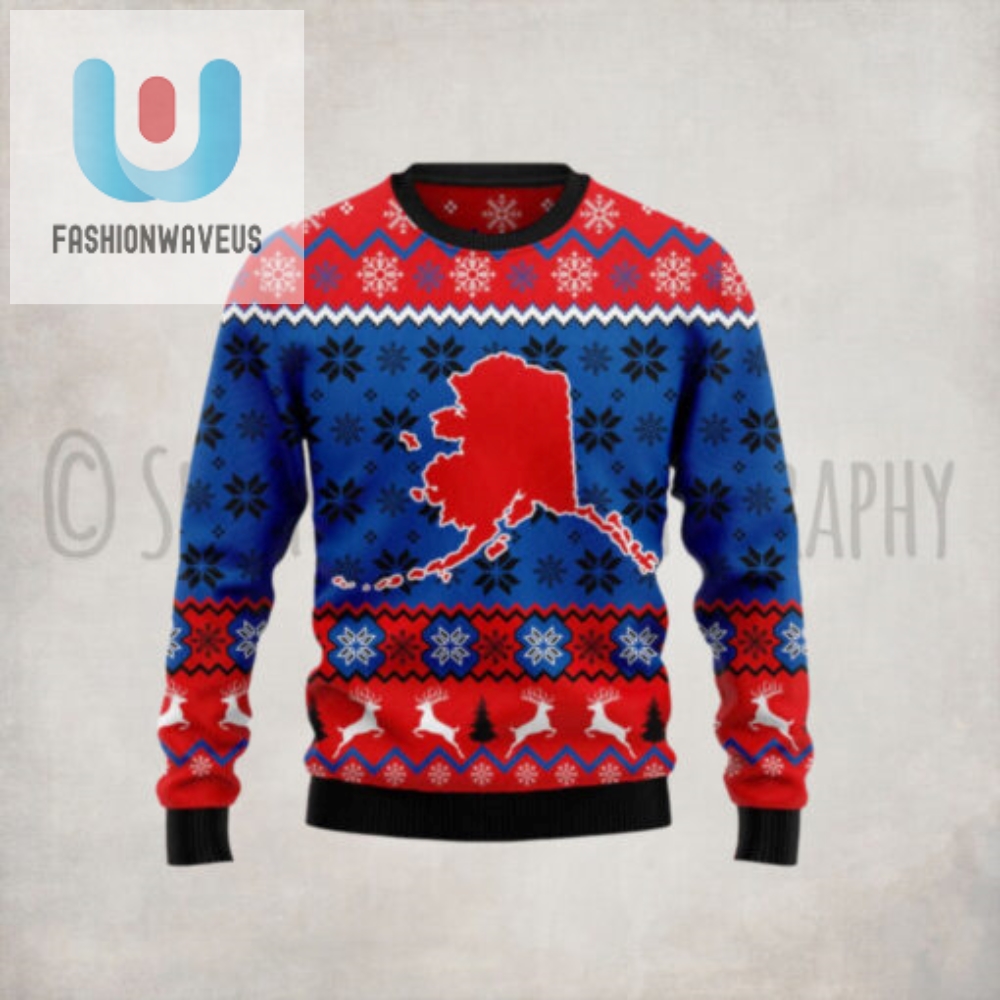 Sweet Home Alaska Ugly Christmas Sweater 