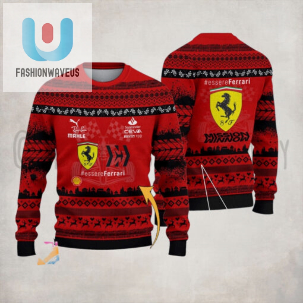 Scuderia Ferrari Purs1108 Ugly Sweater 