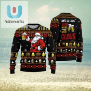 Drinking With Claus Funny Ugly Christmas Sweater fashionwaveus 1 1