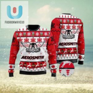 Aero Smith Band Signature Logo 2024 Ugly Christmas Sweater fashionwaveus 1 1