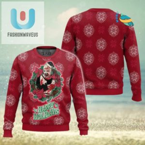 Terrifier 2024 Happy Holidays Ugly Christmas Sweater fashionwaveus 1 1