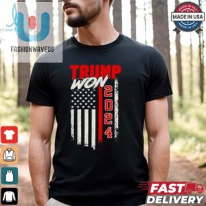 Trump Won 2024 America Flag Shirt fashionwaveus 1 3