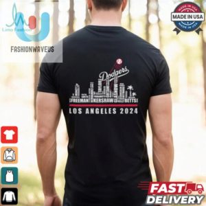 Los Angeles Dodgers 2024 Names City Skyline Shirt fashionwaveus 1 2