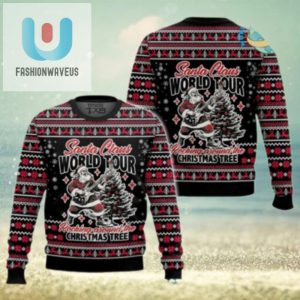 Santa Claus World Tour 2024 Ugly Christmas Sweater fashionwaveus 1 3