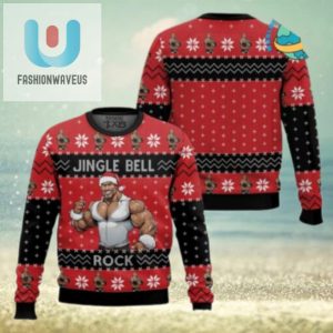 Jingle Bell Rock The Rock Ugly Christmas Sweater fashionwaveus 1 3