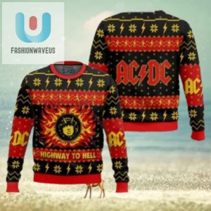 Acdc Highway To Hell Christmas Sweater Chirstmas Gifts 2024 Xmas For Family And Friends Ugly Sweater fashionwaveus 1 3