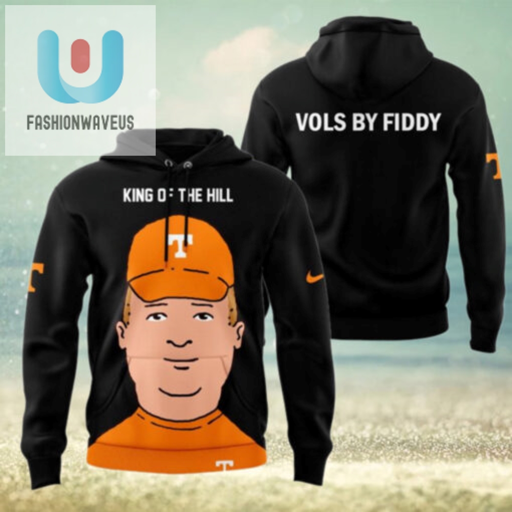 Tennessee Volunteers King Of The Hill 2024 Black Hoodie1 