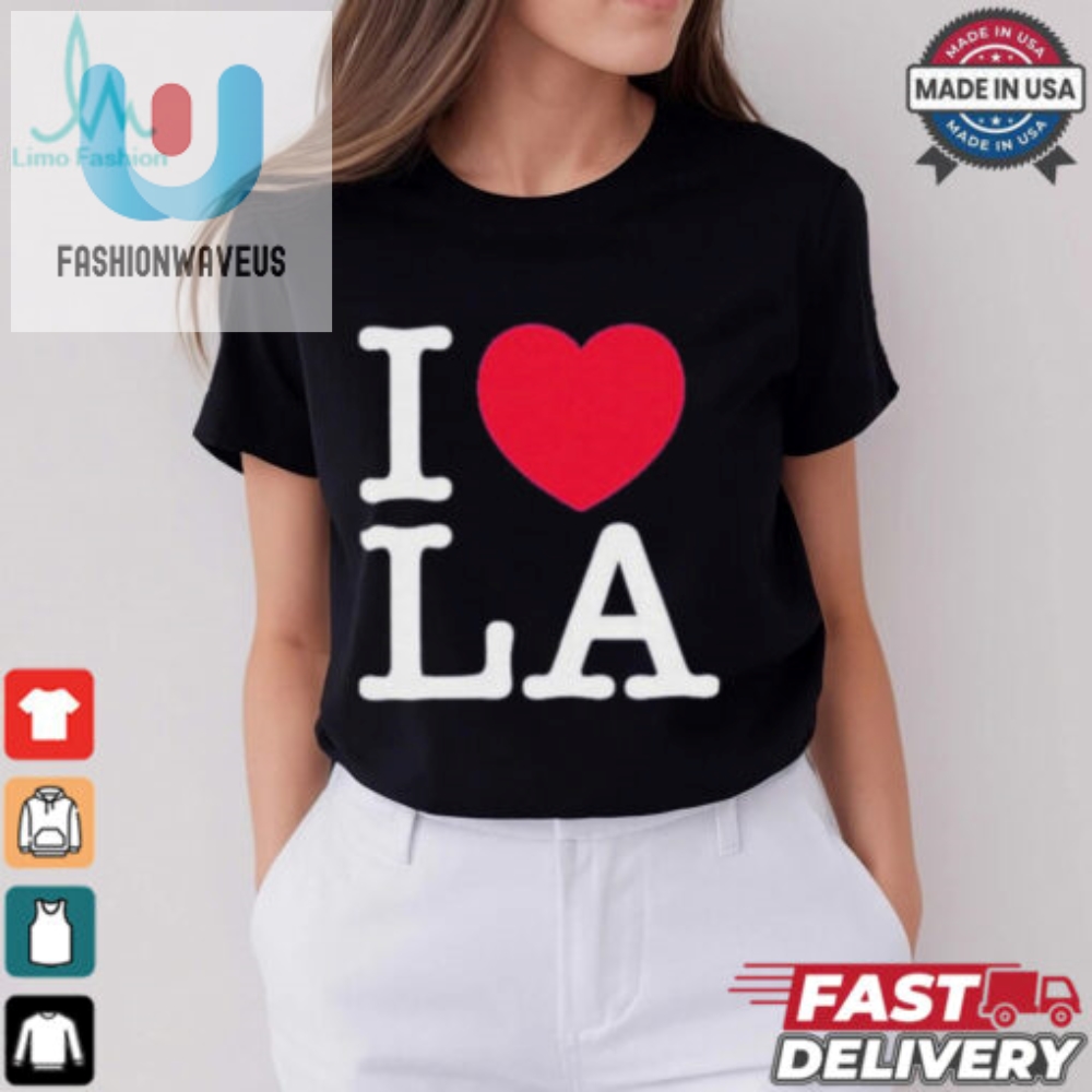 I Love La Baseball Los Angeles Dodgers T Shirts 