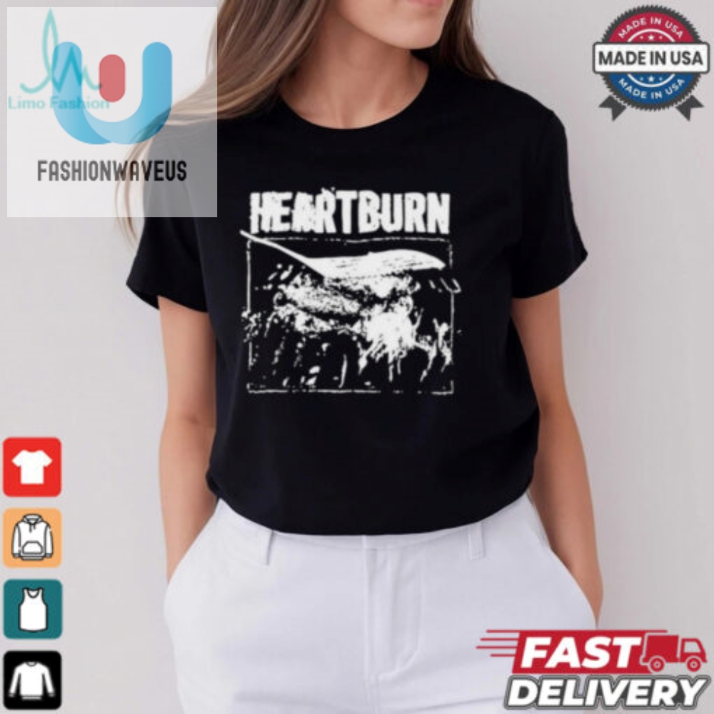 Papa Meat Wearing Heartburn T Shirts 