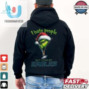 The Grinch Hate People But Love Eagles Shirt fashionwaveus 1 5