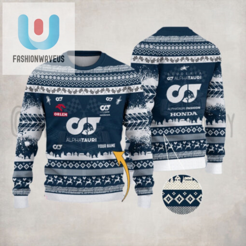 Scuderia Alphatauri Purs1107 Ugly Sweater 