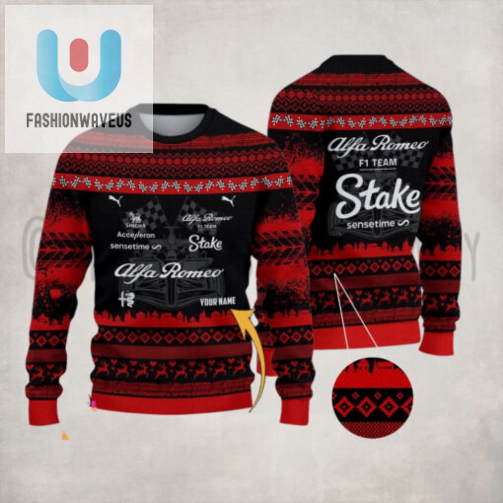 Alfa Romeo F1 Team Purs1100 Ugly Sweater 