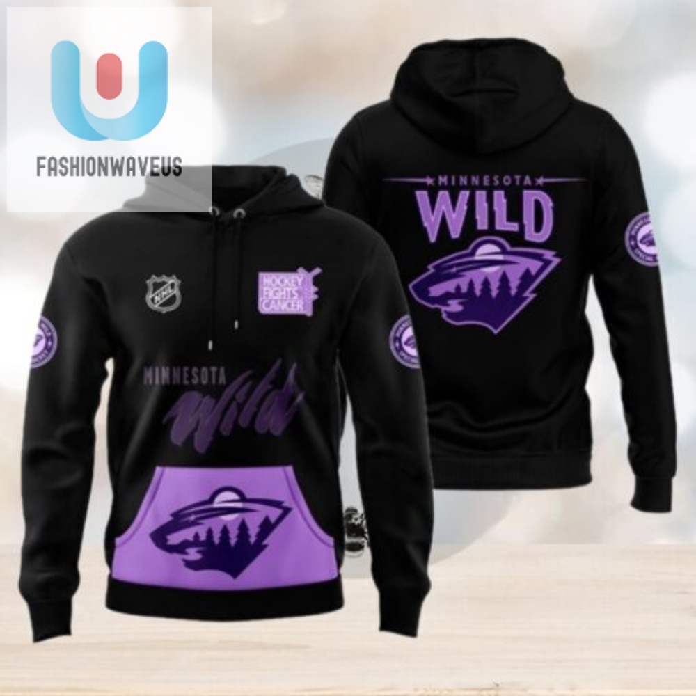 Minnesota Wild X Hockey Fights Cancer 2024 Hoodie fashionwaveus 1 4