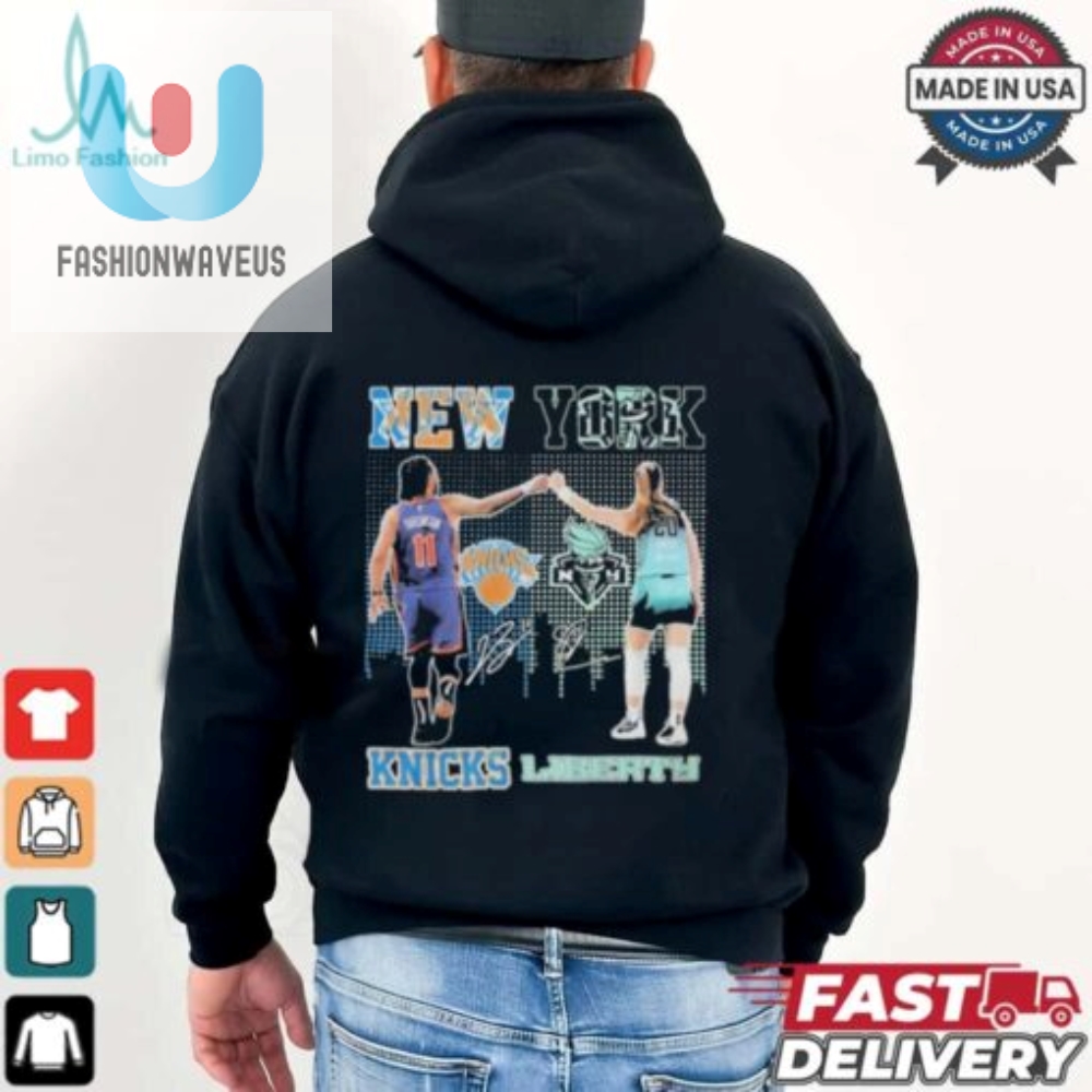 New York Knicks X New York Liberty Signature Shirt 