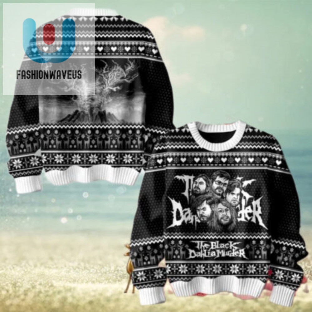 The Black Dahlia Murder Christmas Sweater Chirstmas Gifts 2024 Xmas For Family And Friends Ugly Sweater 