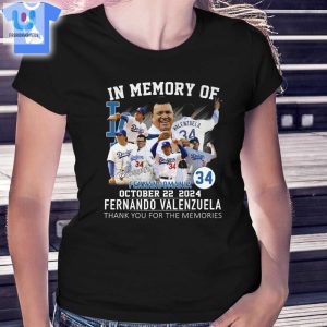 In Memory Of Fernandomania October 22 2024 Fernando Valenzulea Shirt fashionwaveus 1 1